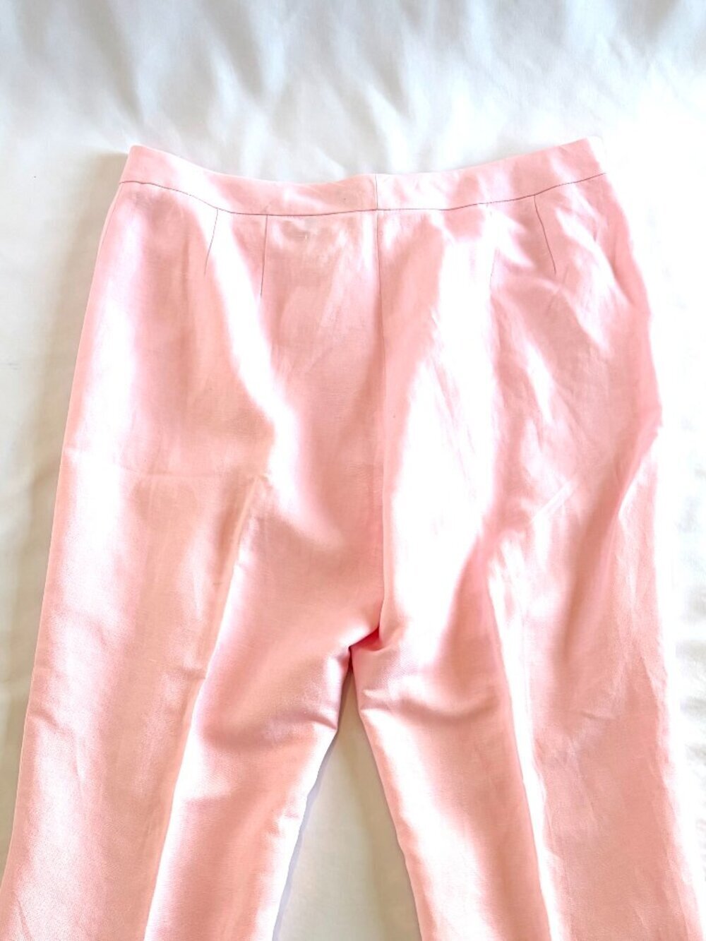 Alex Marie vintage linen trousers 10 pink lined - Picture 7 of 10
